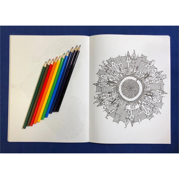 Relax Pack - ZenDoodle stress relieving coloring book for adults packaged... from ASI 45815 Coloring Book Solutions / Coloring Book Solutions™ LivRite