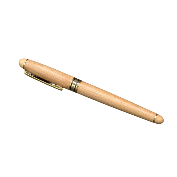 Bamboo pen plus 1 color silkscreen imprint or laser engraving on... from ASI 37218 Athena Promo (tm)