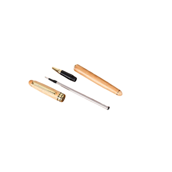 Bamboo pen plus 1 color silkscreen imprint or laser engraving on... from ASI 37218 Athena Promo (tm)