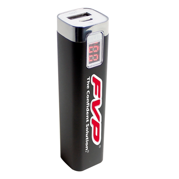 This custom metal power bank is designed with one USB port... from ASI 90154 Sunjoy Group Inc