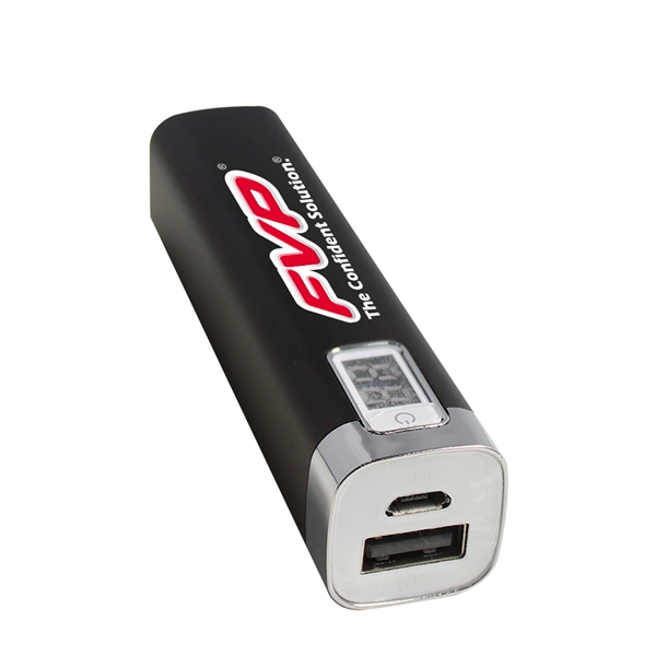 This custom metal power bank is designed with one USB port... from ASI 90154 Sunjoy Group Inc