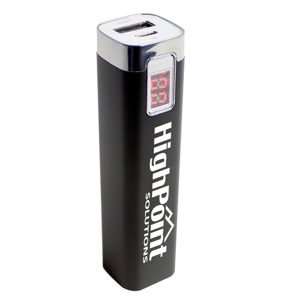 This custom metal power bank is designed with one USB port... from ASI 90154 Sunjoy Group Inc
