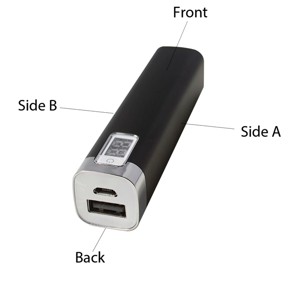 This custom metal power bank is designed with one USB port... from ASI 90154 Sunjoy Group Inc