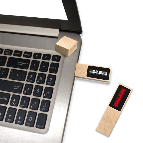 Modern USB style with your light up logo display. The Bamboo... from ASI 90154 Sunjoy Group Inc