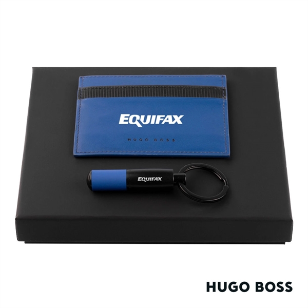 Hugo Boss® Matrix Card Holder/Gear Matrix Key Ring is a beautiful... from ASI 84592 St Regis Group