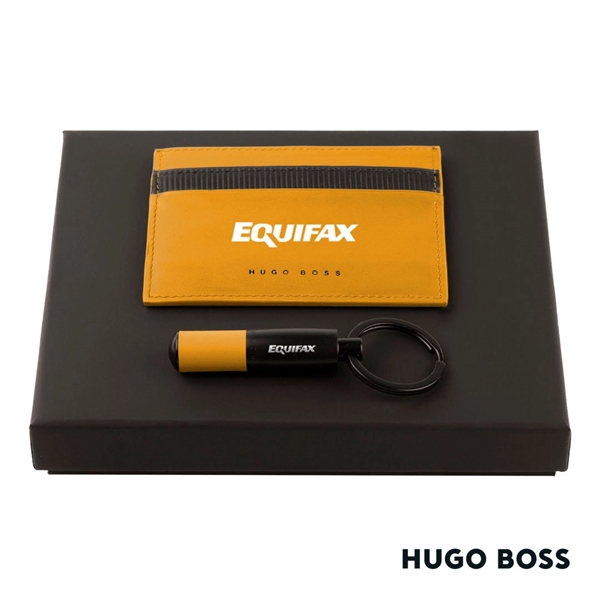 Hugo Boss® Matrix Card Holder/Gear Matrix Key Ring is a beautiful... from ASI 84592 St Regis Group