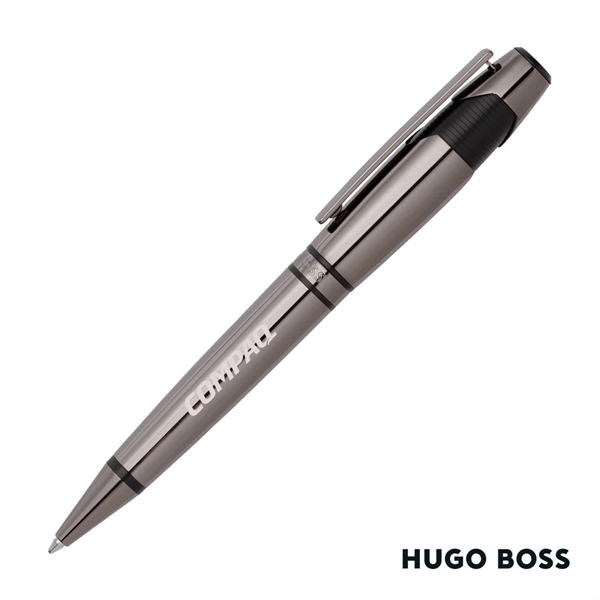 Hugo Boss® Chevron Pen in Gun Metal. With the innovative play... from ASI 84592 St Regis Group