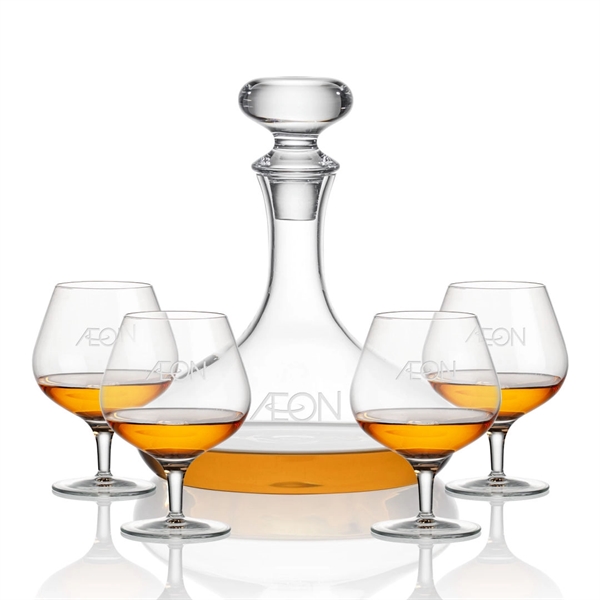 Stratford Decanter with 2 or 4 Cognac glasses set... from ASI 84592 St Regis Group