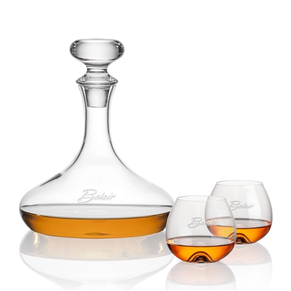 Stratford Decanter with 2 or 4 Cognac glasses set... from ASI 84592 St Regis Group