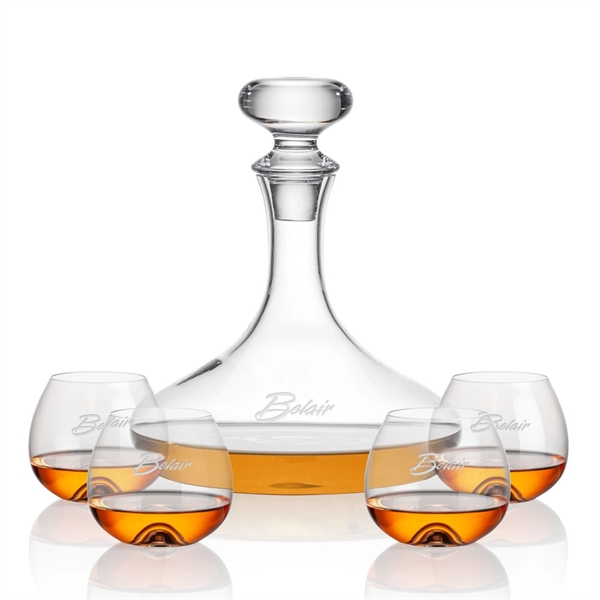 Stratford Decanter with 2 or 4 Cognac glasses set... from ASI 84592 St Regis Group