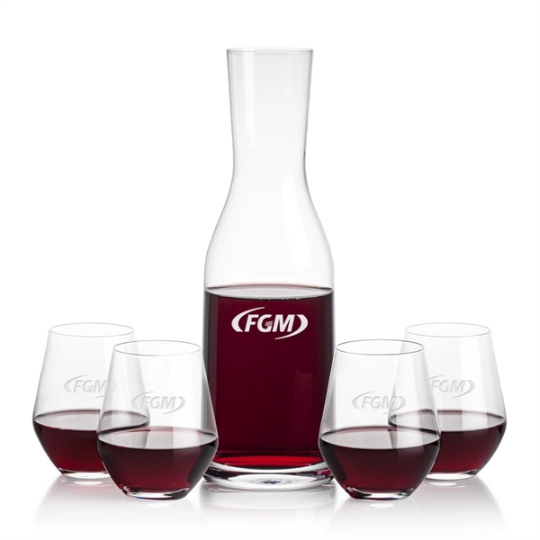 Crystalline Carafe Set. Includes the 40oz Caldmore Carafe and your choice... from ASI 84592 St Regis Group
