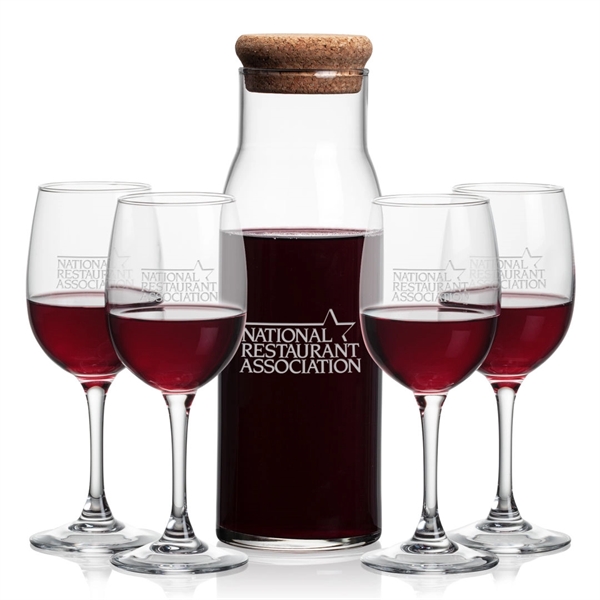 The Aviston 33oz Carafe features a cork lid to serve and... from ASI 84592 St Regis Group