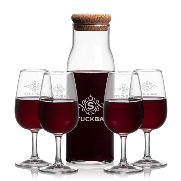 Aviston Carafe features a cork lid to serve and store your... from ASI 84592 St Regis Group