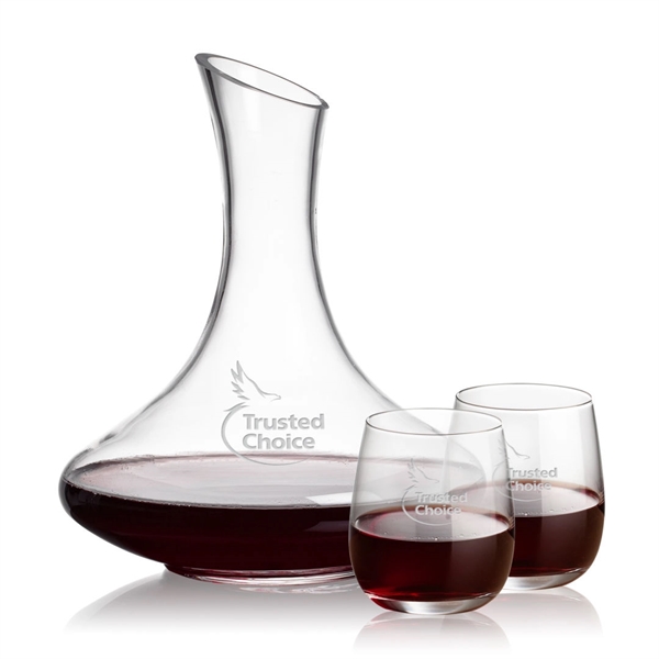 Kanata Carafe & Crestview Stemless Wine are an elegant gift for... from ASI 84592 St Regis Group