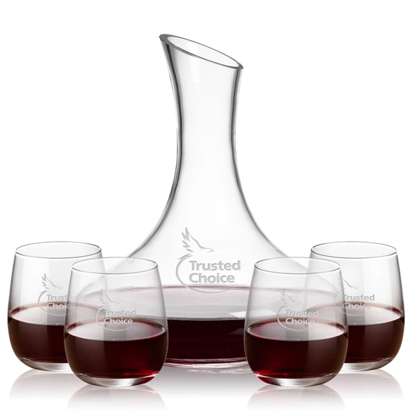 Kanata Carafe & Crestview Stemless Wine are an elegant gift for... from ASI 84592 St Regis Group