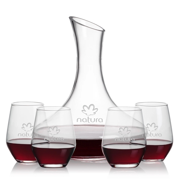 Kanata Carafe & Mandelay Stemless Wine are an elegant gift for... from ASI 84592 St Regis Group