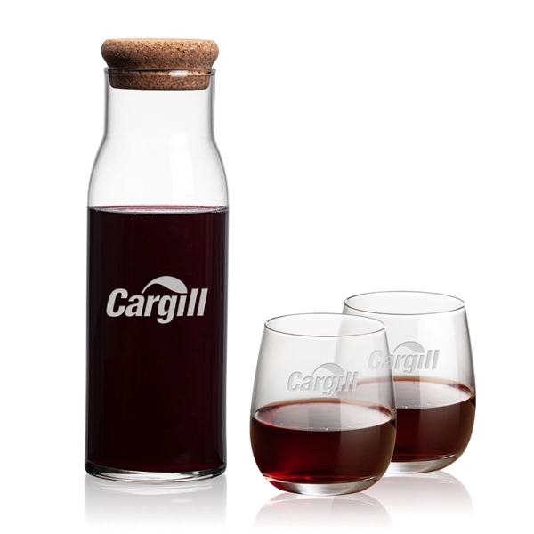 The Aviston 33oz Carafe features a cork lid to serve and... from ASI 84592 St Regis Group