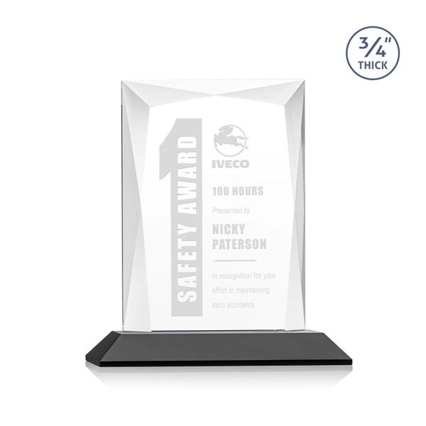 Rectangular shape starfire color award on a clear or colored base.... from ASI 84592 St Regis Group / St Regis