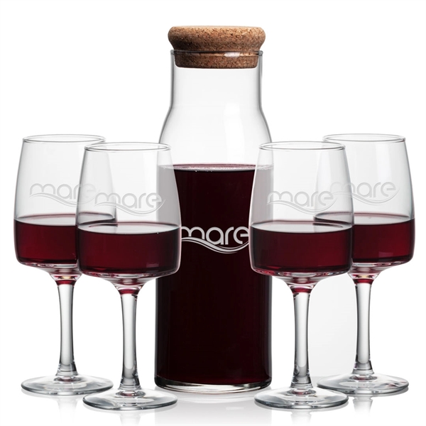 The Aviston 33oz Carafe features a cork lid to serve and... from ASI 84592 St Regis Group