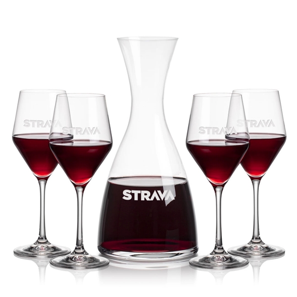 All New Barham Carafe Set with our Bengston Wine Glasses. Includes... from ASI 84592 St Regis Group