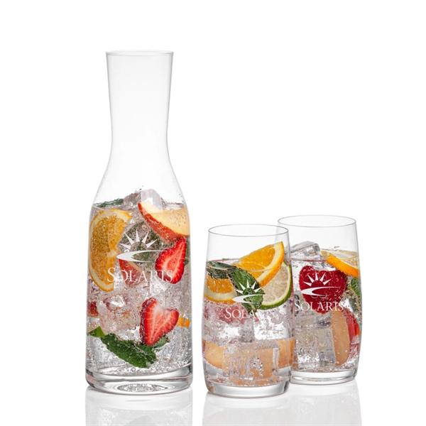 Crystalline Carafe Set. Includes the 40oz Caldmore Carafe and your choice... from ASI 84592 St Regis Group