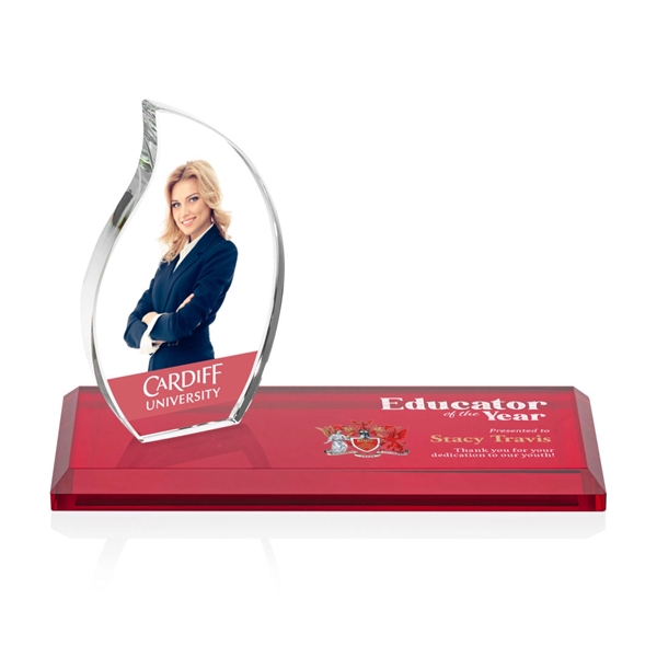 The Northam Flame VividPrint™ features a 4.5" Starfire Crystal Flame mounted... from ASI 84592 St Regis Group / St Regis