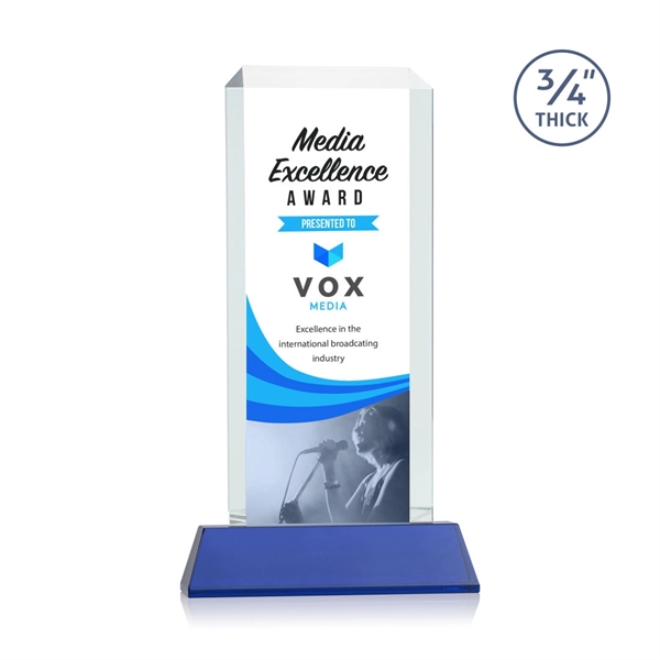 Our Full Color VividPrint Dalton features thick beveled Starfire crystal mounted... from ASI 84592 St Regis Group / St Regis