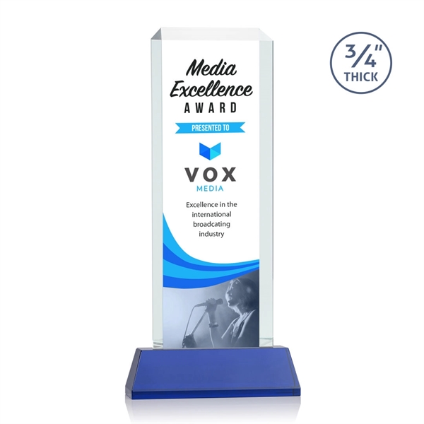 Our Full Color VividPrint Dalton features thick beveled Starfire crystal mounted... from ASI 84592 St Regis Group / St Regis