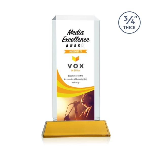 Our Full Color VividPrint Dalton features thick beveled Starfire crystal mounted... from ASI 84592 St Regis Group / St Regis