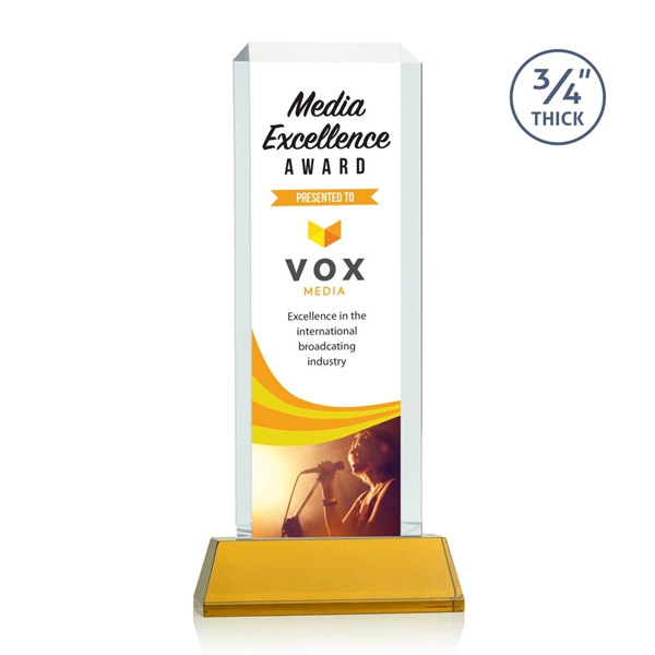 Our Full Color VividPrint Dalton features thick beveled Starfire crystal mounted... from ASI 84592 St Regis Group / St Regis