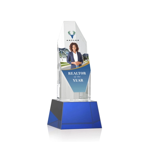 Barrhaven VividPrint™ Award on Base - Blue... from ASI 84592 St Regis Group / St Regis