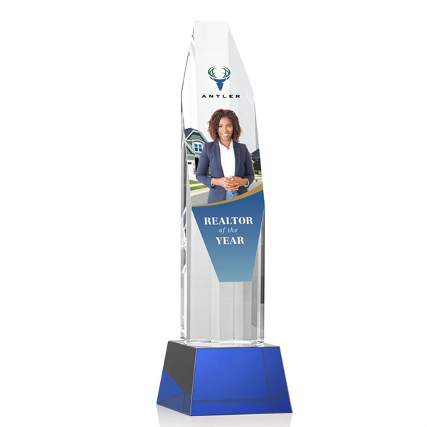 Barrhaven VividPrint™ Award on Base - Blue... from ASI 84592 St Regis Group / St Regis