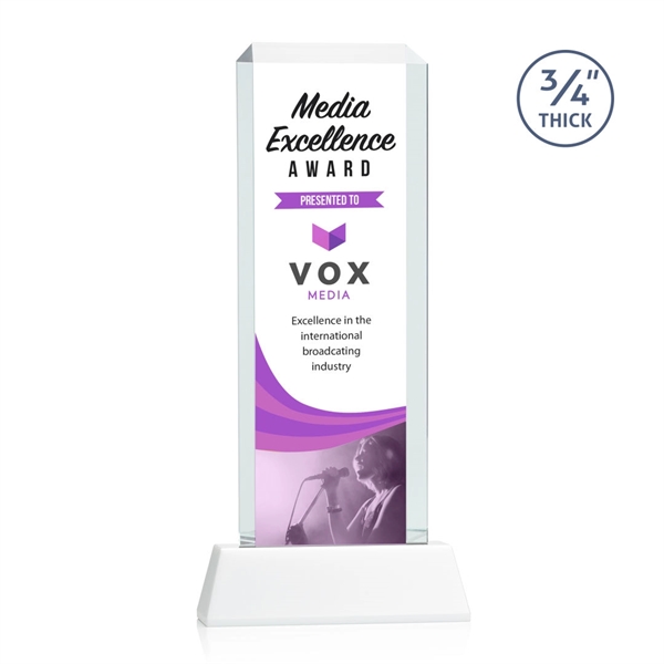 Our Full Color VividPrint Dalton features thick beveled Starfire crystal mounted... from ASI 84592 St Regis Group / St Regis