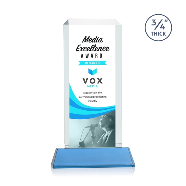 Our Full Color VividPrint Dalton features thick beveled Starfire crystal mounted... from ASI 84592 St Regis Group / St Regis