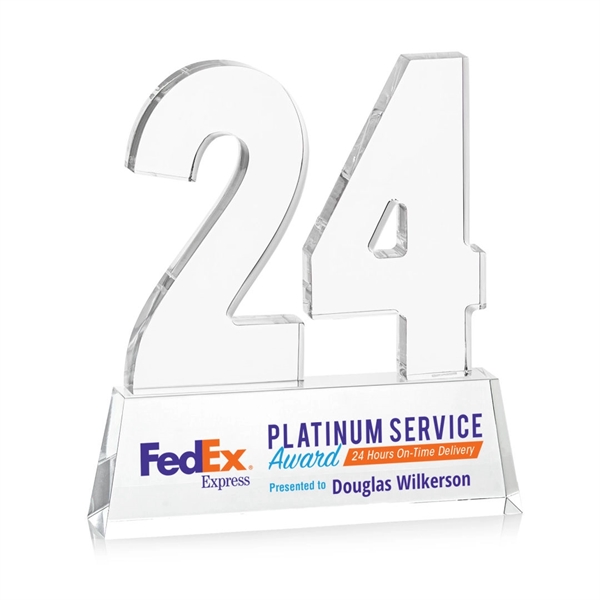 Milestone Award. Available with single, double or triple digits, these awards... from ASI 84592 St Regis Group / St Regis