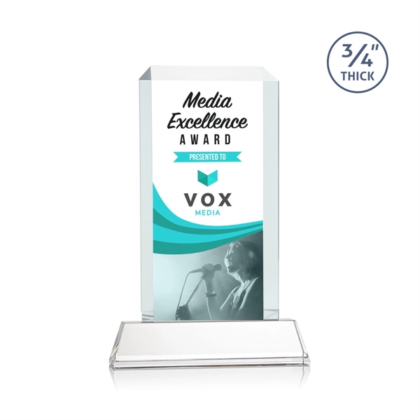 Our Full Color VividPrint Dalton features thick beveled Starfire crystal mounted... from ASI 84592 St Regis Group / St Regis