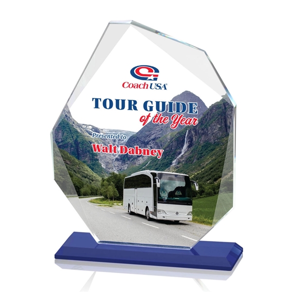 The beveled Durham is a dynamic starfire polygon mounted on a... from ASI 84592 St Regis Group / St Regis