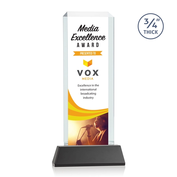 Our Full Color VividPrint Dalton features thick beveled Starfire crystal mounted... from ASI 84592 St Regis Group / St Regis