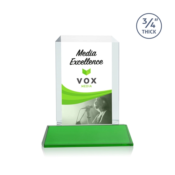 Our Full Color VividPrint Dalton features thick beveled Starfire crystal mounted... from ASI 84592 St Regis Group / St Regis