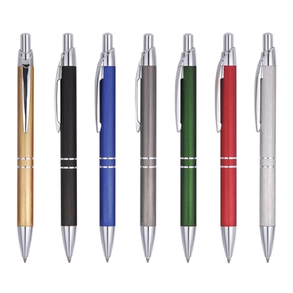 Click-action metal ballpoint pen with imprint option... from ASI 37218 Athena Promo (tm)