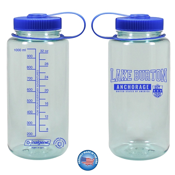 Nalgene Sustain 32 ounce made with 50% recycled material.  Imprint... from ASI 74245 Nordic Co Inc / Nordic Promos