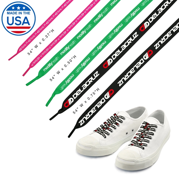 54" Custom Shoelaces... from ASI 31517 Admart Products / Admart Line