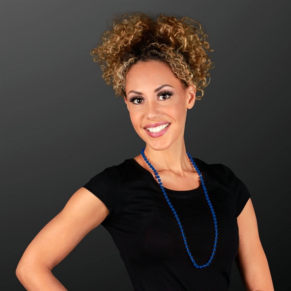 7MM 33" Round  Beaded Necklaces (Non-Light Up)... from ASI 34194 ALightPromos