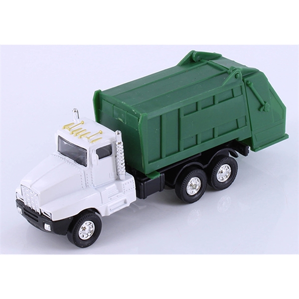 Garbage truck die cast metal vehicle.... from ASI 85620 H M Schmidt Co Inc / Traveling Billboard