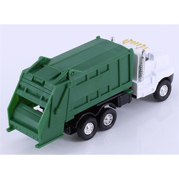 Garbage truck die cast metal vehicle.... from ASI 85620 H M Schmidt Co Inc / Traveling Billboard