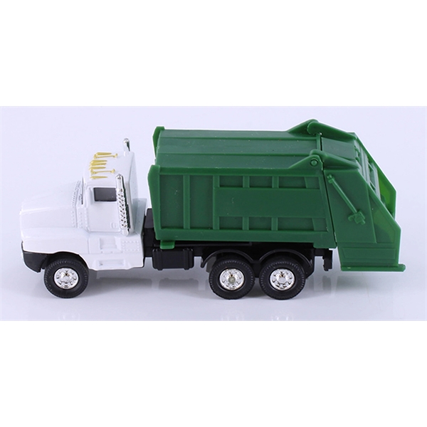 Garbage truck die cast metal vehicle.... from ASI 85620 H M Schmidt Co Inc / Traveling Billboard