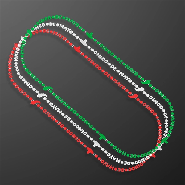 Cinco De Mayo party Beads; Blank Pricing... from ASI 34194 ALightPromos