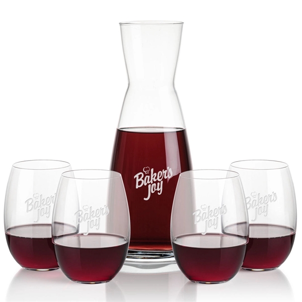 The Winchester Carafe & Carlita Stemless Wine is a brilliant set... from ASI 84592 St Regis Group
