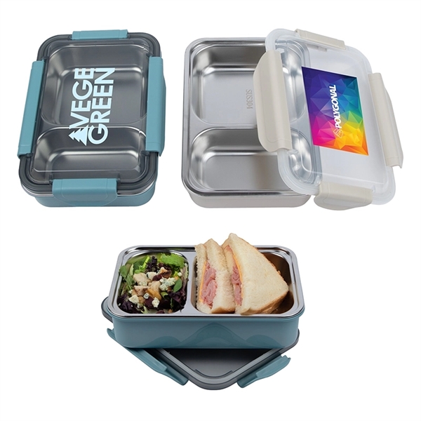 Corrine Food Container w/ Steel Tray... from ASI 67866 Logomark/Valumark