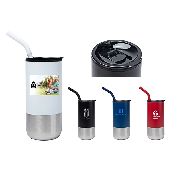 Emmett 16 oz. Double Wall SS/PP Tumbler... from ASI 67866 Logomark/Valumark